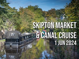 Skipton Market & Canal Cruise